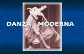 DANZA MODERNA. Podemos dividir la historia de la danza moderna en tres periodos: el primero iniciado alrededor de 1900, el segundo en 1930 y el tercero.