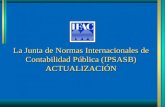 La Junta de Normas Internacionales de Contabilidad Pública (IPSASB) ACTUALIZACIÓN.