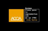 Normas Clave para la implementación de un IFMS Andy Wynne.