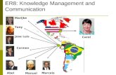 ER8: Knowledge Management and Communication Jose Luis Marijke Tony Carmen Manuel AbelMarcelo Carol.