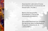 Asociación Latinoamericana de Instituciones Financieras de Desarrollo ( ALIDE ) Banco de Desarrollo Económico y Social de Venezuela (BANDES ) Sociedad.