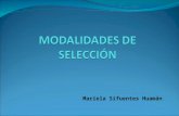 Mariela Sifuentes Huamán. Modalidades de Selección Finalidad: Modernizar la gestión del Estado haciendo más eficientes las compras estatales, simplificando.