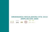 Plan de Movilidad y Espacio Público en Vitoria- Gasteiz ORDENANZA REGULADORA OTA 2010 AMPLIACION 2009.