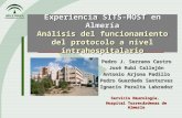 Experiencia SITS-MOST en Almería Análisis del funcionamiento del protocolo a nivel intrahospitalario Pedro J. Serrano Castro José Rubi Callejón Antonio.