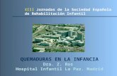 QUEMADURAS EN LA INFANCIA Dra. Z. Ros Hospital Infantil La Paz. Madrid XIII Jornadas de la Sociedad Española de Rehabilitación Infantil.