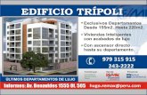 EDIFICIO TRÍPOLI Larcomar UBICACIÓN Calle trípoli 201 – 209 MIRAFLORES.
