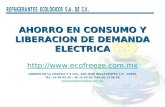 AHORRO EN CONSUMO Y LIBERACION DE DEMANDA ELECTRICA  ANDRES DE LA CONCHA # 9 COL. SAN JOSE INSURGENTES C.P. 03900 TEL: 55 98.