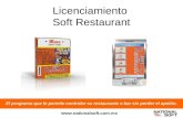 Licenciamiento Soft Restaurant El programa que le permite controlar su restaurante o bar sin perder el apetito. .