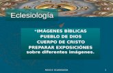 ROCIO Z ECLESIOLOGÍA 1 Eclesiología IMÁGENES BÍBLICAS - - PUEBLO DE DIOS - - CUERPO DE CRISTO PREPARAR EXPOSICIÓNES sobre diferentes imágenes.