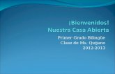 Primer Grado Bilingüe Clase de Ms. Quijano 2012-2013.