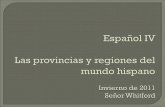 Un proyecto de PowerPoint para describir una región del mundo hispano. Aprender estrategias de una buena presentación.