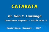 Dr. Van C. Lansingh Coordinador Regional – VISIÓN 2020 LA Montevideo, Uruguay - 2007 CATARATA.
