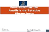 Fundamentos de Análisis de Estados Financieros Contabilidad II-2009 Prof. MAF Mariela Paz Lic. Emigdio Dueñas.
