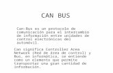 CAN BUS Can significa Controller Area Network (Red de área de control) y Bus, en informática, se entiende como un elemento que permite transportar una.