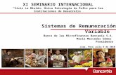 Sistemas de Remuneración Variable Lima, Perú Julio 9 de 2010 XI SEMINARIO INTERNACIONAL Vivir La Misión: Única Estrategia de Éxito para las Instituciones.