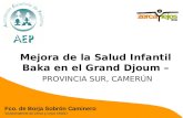 Mejora de la Salud Infantil Baka en el Grand Djoum – PROVINCIA SUR, CAMERÚN Fco. de Borja Sobrón Caminero Vicepresidente de Zerca y Lejos ONGD.
