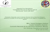 Mtra. Teresa Paniagua Jiménez Cuarta Visitadora General Comisión Nacional de los Derechos Humanos, México Sto. Domingo, República Dominican a 20 de Julio.