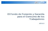 El Fondo de Fomento y Garantía para el Consumo de los Trabajadores MÉXICO.