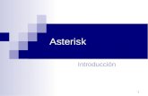 1 Asterisk Introducción. Julián Dunayevich, Lázaro Baca, Andrés Brassara, Santiago Alberch, Antonio Lobo 2 Qué es Asterisk Es un sistema de comunicaciones.