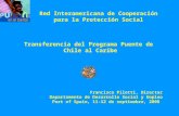 Red Interamericana de Cooperación para la Protección Social Transferencia del Programa Puente de Chile al Caribe Francisco Pilotti, Director Departamento.
