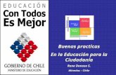 Buenas practicas En la Educación para la Ciudadanía Rene Donoso S. Mineduc - Chile.