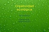 Creatividad ecológica Presentado por: Valentina Abba Alejandra Romero 5ª