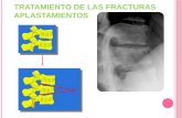 T RATAMIENTO DE LAS FRACTURAS APLASTAMIENTOS Aplastamiento anterior Pared posterior conservada