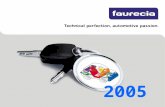 2005. 2 Presentación Corporativa – FAURECIA 2005 Última actualización: 12 de septiembro de 2005 Un proveedor de equipamientos de automóvil de nivel mundial.