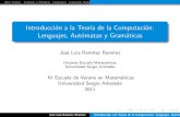 Introducción a la Teoría de la Computación: Lenguajes, Autómatas y Gramáticas.