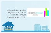 Arboleda Campestre Diagonal. 21B con 17 Avenida Caneyes Bucaramanga - Girón.