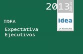 2013 Junio Expectativa Ejecutivos IDEA. D [ Muestra Técnica 192 ejecutivos socios de IDEA Encuesta online Mayo 2013 Entrevistas entre el 20 y 28 de Mayo.