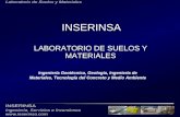 INSERINSA LABORATORIO DE SUELOS Y MATERIALES Ingenier­a Geot©cnica, Geolog­a, Ingenier­a de Materiales, Tecnolog­a del Concreto y Medio Ambiente