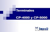 Terminales CP-4000 y CP-5000. ÍNDICE Características CP-4000 y CP-5000 Vista detallada de las terminales Funcionalidades Introducción de una incidencia.