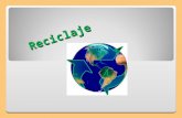 Reciclaje Es un proceso fisicoquímico mecánico que consiste en someter a una materia o un producto ya utilizado a un ciclo de tratamiento total o parcial.