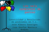 Paul Ely Los seis sombreros de pensar1 Creatividad y Resolución de problemas en T.I. Jose Albors Garrigos Jose Onofre Montesa Andrés 2002-2003.