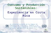 PNUMA-InWent-ONUDI - Enero 2004 1 Consumo y Producción Sostenibles: Experiencia en Costa Rica Un esfuerzo conjunto de la Cámara de Industria de Costa Rica,