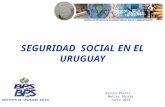 SEGURIDAD SOCIAL EN EL URUGUAY Silvia Pierri - Matías Biurra Junio 2014 INSTITUTO DE SEGURIDAD SOCIAL.