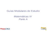Guías Modulares de Estudio Matemáticas IV Parte A.