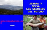 1 SIERRA Y SELVA LOS NEGOCIOS DEL FUTURO abrackegg@yahoo.com 2006.