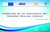 Promoción de la iniciativa del Corredor Boscoso Central 14 de Octubre, 2014.