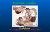 Reanimación respiratoria Alfredo Embid Curso de Medicina Oriental Madrid 2013.