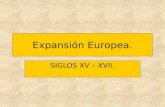 Expansión Europea. SIGLOS XV – XVII.. ¿Por qué estudiarla?