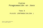 Ignacio Zahonero Martínez Luis Joyanes Aguilar Curso Programación en Java Tema 8 FLUJOS (ENTRADA/SALIDA )
