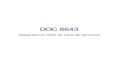 DOC 8643 - Designadores OACI de tipos de Aeronave