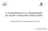 6. FUNDAMENTOS DE TRANSMISIÓN DE CALOR Y MASA POR CONVECCIÓN