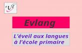 Evlang Léveil aux langues à lécole primaire. LINGUA 1998 - 2001.