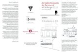 Programa Jornades Europees del Patrimoni 2010