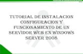 Tutorial de Instalacion y Configuracion de Un Servidor Web en Windows Server 2008
