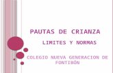 LIMITES Y NORMAS PAUTAS DE CRIANZA COLEGIO NUEVA GENERACION DE FONTIBÓN.