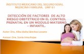 El control prenatal está encaminado a realizar un conjunto de acciones y procedimientos sistemáticos o periódicos, para prevenir, diagnosticar y tratar.